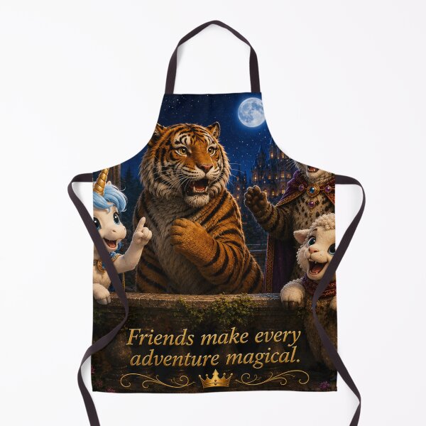 Item preview, Friends Make Every Adventure Magical - Fantasy Animal Art designed and sold by shopevermint.