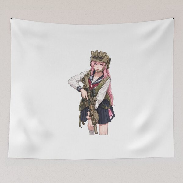 Item preview, Tactical School Girl - Anime Special Ops designed and sold by RAWLIFEGRAPHIC.