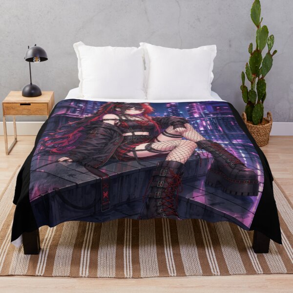 Item preview, Cyber Gothic Neko Girl – Neon Night Anime designed and sold by Revyra Design .