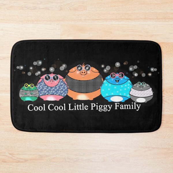 Item preview, Cool Cool Little Piggy Family  designed and sold by Shirley cute art .