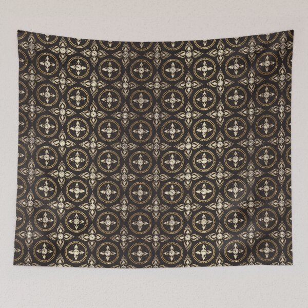 Item preview, Luxury Gold Thai Ornamental Pattern on Black designed and sold by Mousy17.