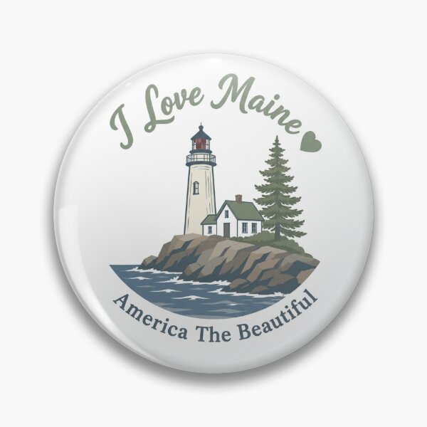 Item preview, America The Beautiful - Maine  designed and sold by Illumine-World.