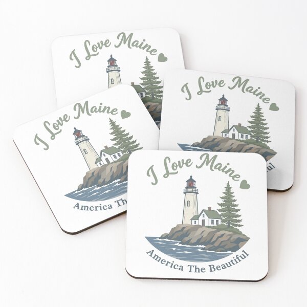Item preview, America The Beautiful - Maine  designed and sold by Illumine-World.