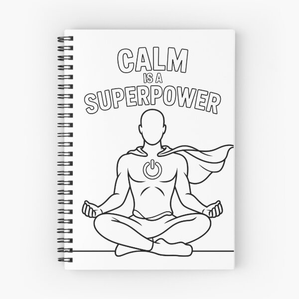 Item preview, Calm Is a Superpower Superhero with Cape for Mindful Living designed and sold by 108stillness.