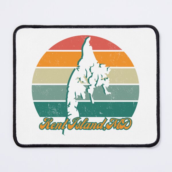Item preview, Kent Island - Retro Sunset Logo designed and sold by SportyFemmeShop.