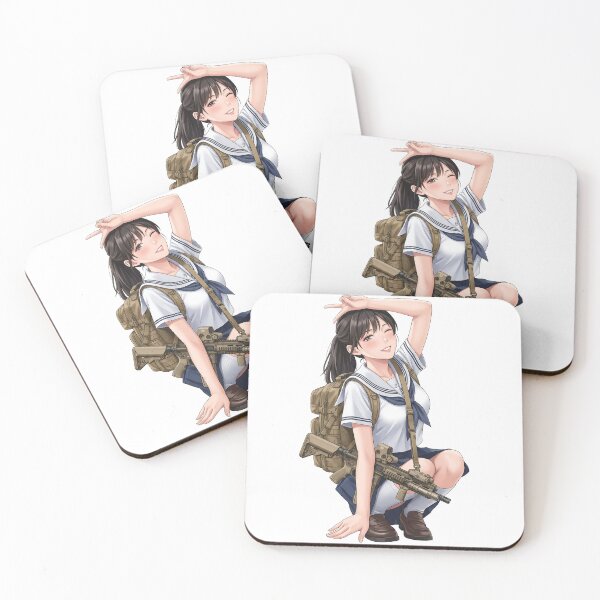 Item preview, Tactical School Girl - Anime Special Ops designed and sold by RAWLIFEGRAPHIC.