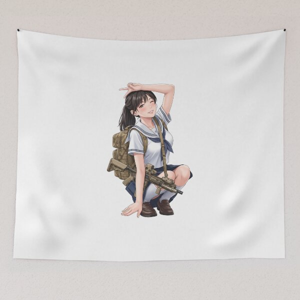 Item preview, Tactical School Girl - Anime Special Ops designed and sold by RAWLIFEGRAPHIC.