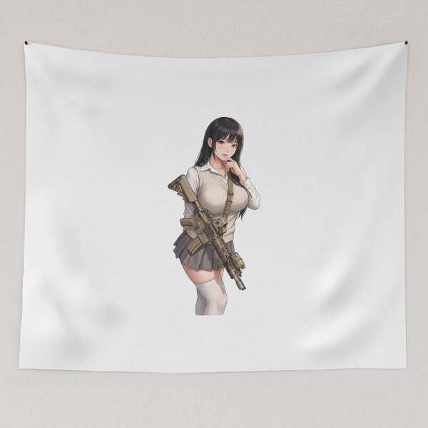 Item preview, Tactical School Girl - Anime Special Ops designed and sold by RAWLIFEGRAPHIC.