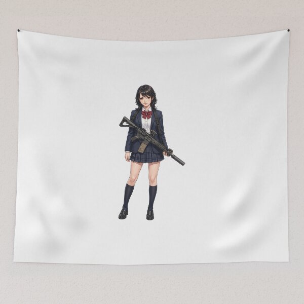 Item preview, Tactical School Girl - Anime Special Ops designed and sold by RAWLIFEGRAPHIC.