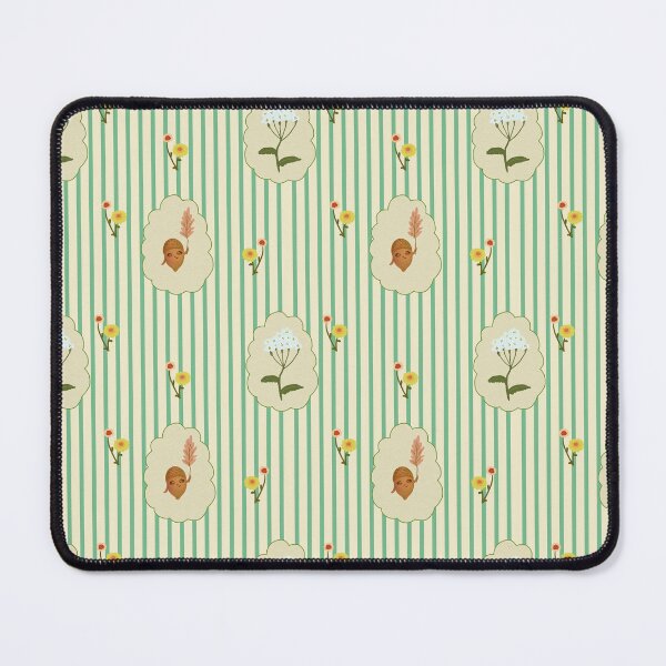 Item preview, Cute Acorn Autumn Floral Striped Pattern designed and sold by FaliushART.