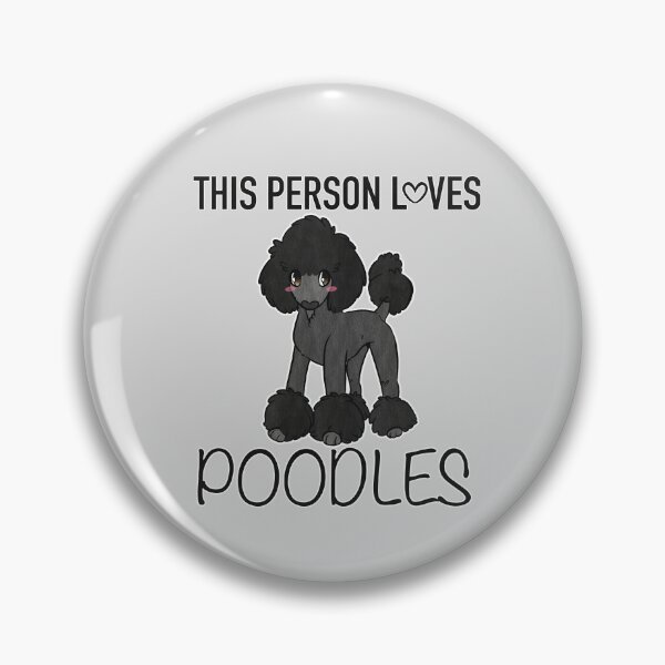 Item preview, This Person Loves POODLES (Natural) designed and sold by Sparklepupfaeri.