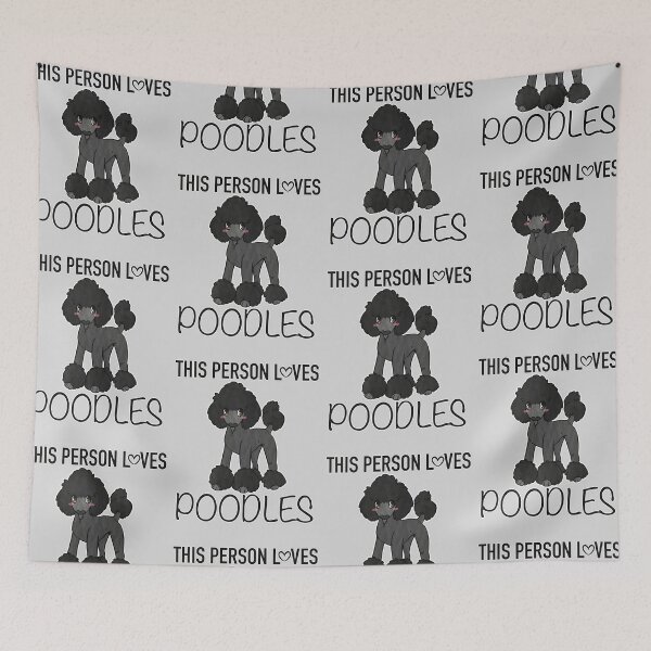 Item preview, This Person Loves POODLES (Natural) designed and sold by Sparklepupfaeri.