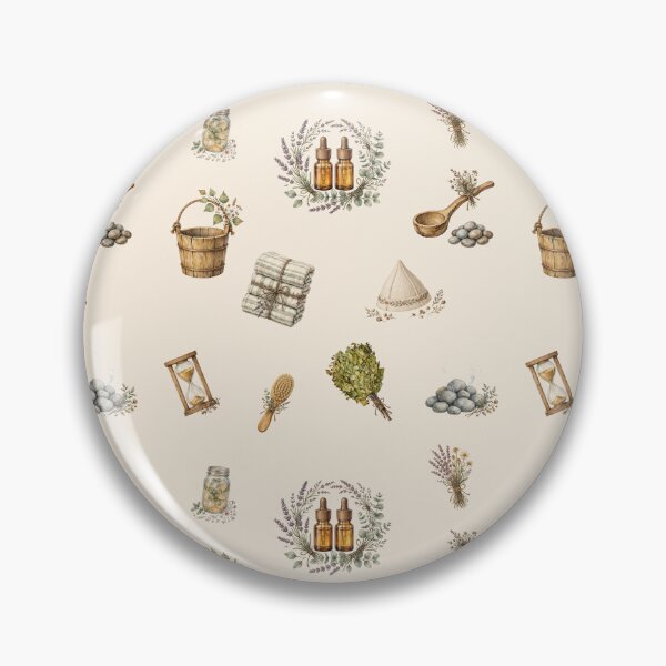 Item preview, Sauna Ritual & Cold Plunge Watercolor Pattern Sauna Accessories designed and sold by Neurospicy Trolls.