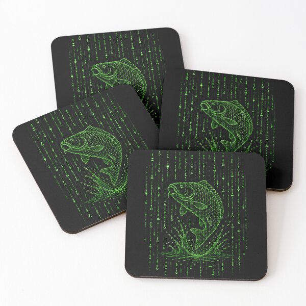 Item preview, Digital Code Fishing Rain - Funny Cyberpunk Angler Parody designed and sold by GeekAnglerStore.
