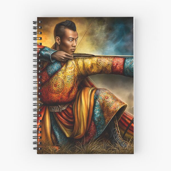 Item preview, Vibrant Warrior Archer in Traditional Attire designed and sold by Artessie.