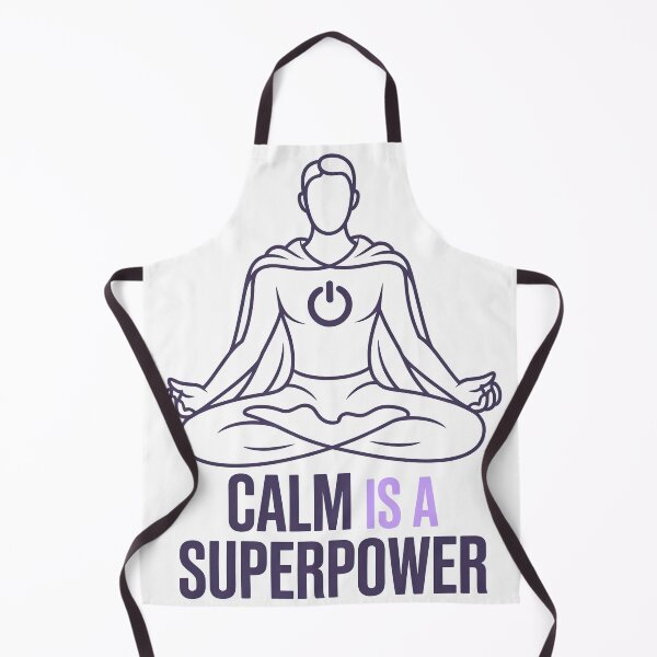 Item preview, Calm Is a Superpower Meditating Line Art for Holistic Wellness designed and sold by 108stillness.