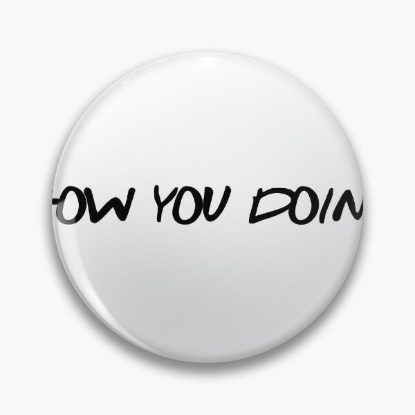 Item preview, How You Doin'? – 90s Sitcom Quote | Nostalgic TV Catchphrase Fan Art designed and sold by Wesli.