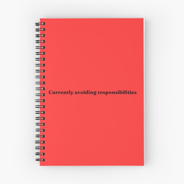 Item preview, Currently avoiding responsibilities designed and sold by Hell-Loisa.