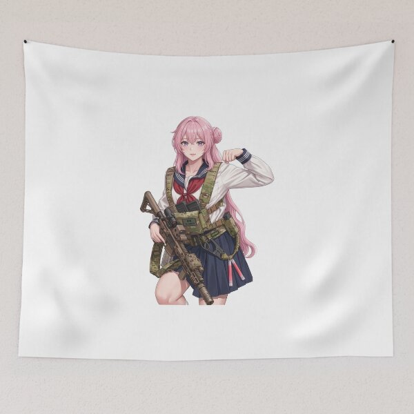 Item preview, Tactical School Girl - Anime Special Ops designed and sold by RAWLIFEGRAPHIC.