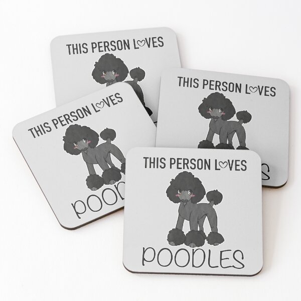 Item preview, This Person Loves POODLES (Docked) designed and sold by Sparklepupfaeri.