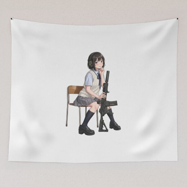 Item preview, Tactical School Girl - Anime Special Ops designed and sold by RAWLIFEGRAPHIC.
