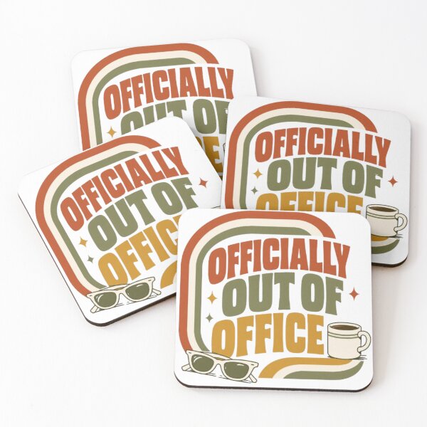 Item preview, Officially Out of Office Labour Day Retro Vintage Funny Holiday designed and sold by InspiredCreatives.