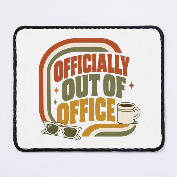 Item preview, Officially Out of Office Labour Day Retro Vintage Funny Holiday designed and sold by InspiredCreatives.