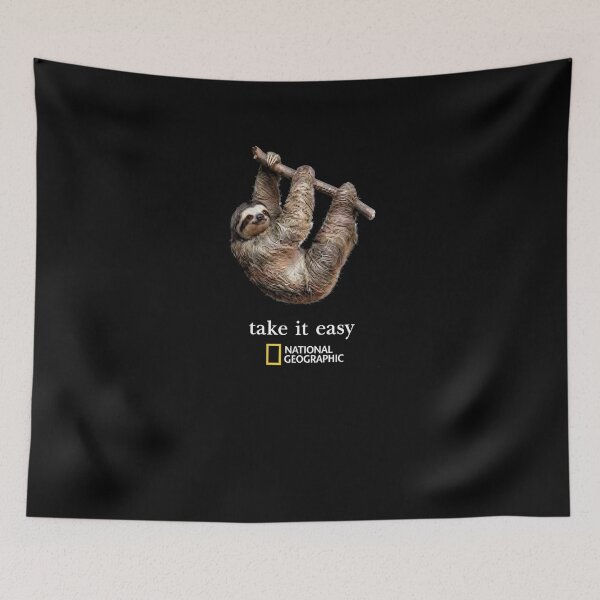 Item preview, Take It Easy Sloth Shirt Funny National Geographic Wildlife Graphic Tee designed and sold by fungyar.