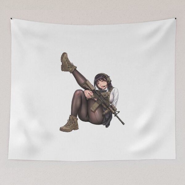 Item preview, Tactical School Girl - Anime Special Ops designed and sold by RAWLIFEGRAPHIC.
