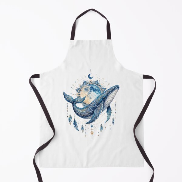 Item preview, Celestial Whale Mandala – Ocean, Moon & Boho Spiritual Design designed and sold by ColorNest Designs.