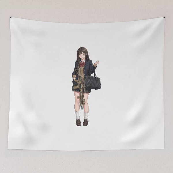 Item preview, Tactical School Girl - Anime Special Ops designed and sold by RAWLIFEGRAPHIC.