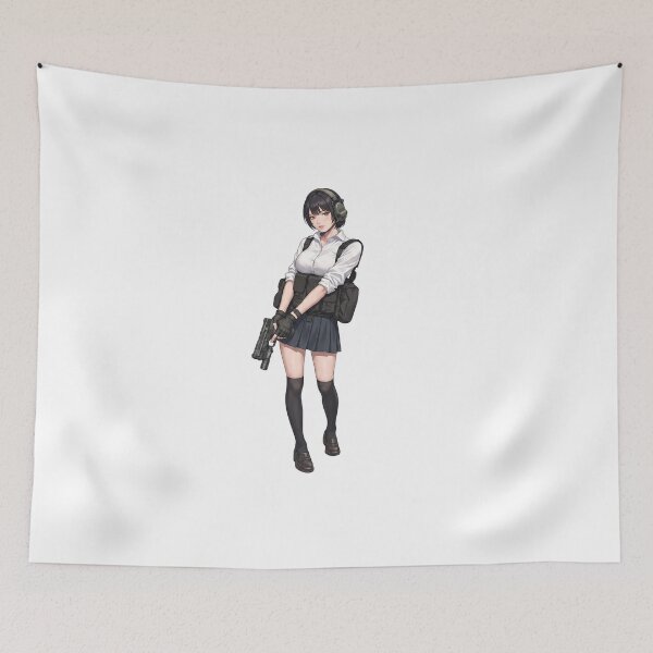 Item preview, Tactical School Girl - Anime Special Ops designed and sold by RAWLIFEGRAPHIC.