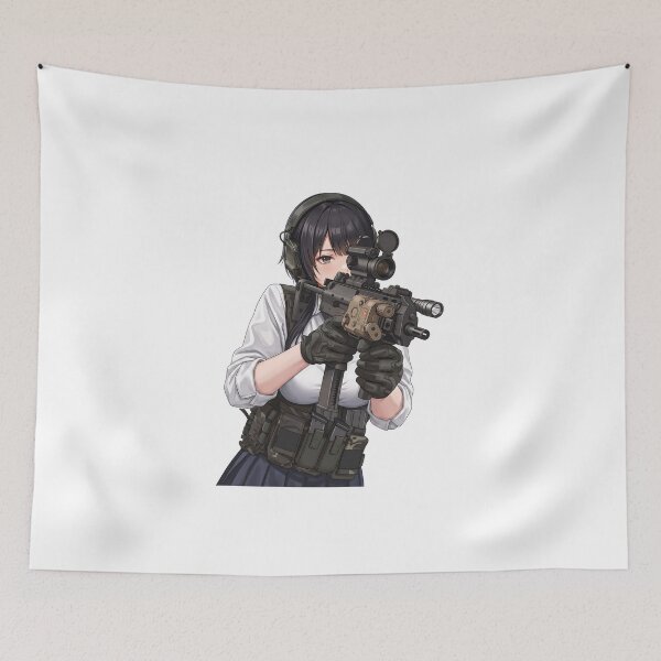 Item preview, Tactical School Girl - Anime Special Ops designed and sold by RAWLIFEGRAPHIC.