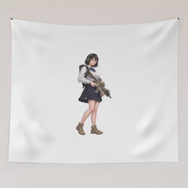 Item preview, Tactical School Girl - Anime Special Ops designed and sold by RAWLIFEGRAPHIC.