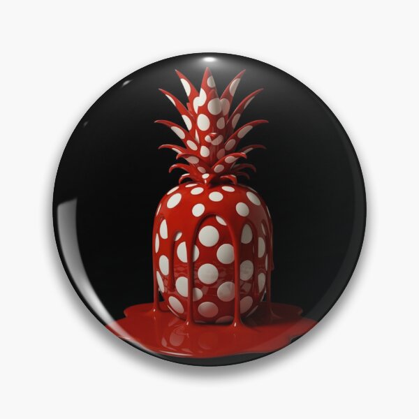 Item preview, Melting Polka Dot Pineapple Tropical Pop Art designed and sold by YourColorsWall.