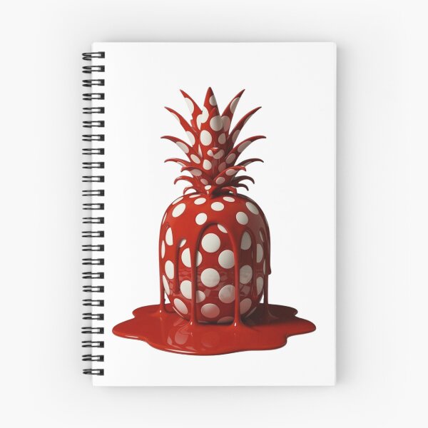 Item preview, Melting Polka Dot Pineapple Tropical Pop Art designed and sold by YourColorsWall.