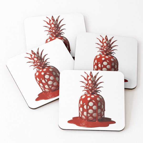 Item preview, Melting Polka Dot Pineapple Tropical Pop Art designed and sold by YourColorsWall.
