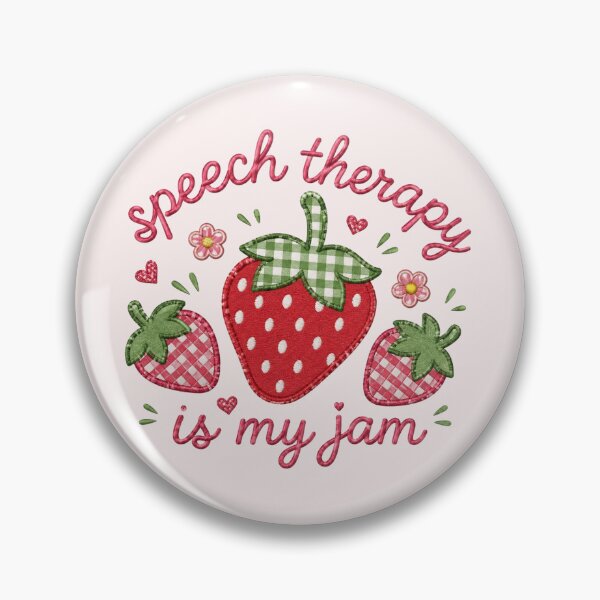 Item preview, Speech Therapy Is My Jam, Cute Strawberry SLP, Speech Therapist, SLPA Gift designed and sold by Quiajia.