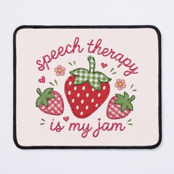 Item preview, Speech Therapy Is My Jam, Cute Strawberry SLP, Speech Therapist, SLPA Gift designed and sold by Quiajia.