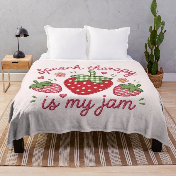 Item preview, Speech Therapy Is My Jam, Cute Strawberry SLP, Speech Therapist, SLPA Gift designed and sold by Quiajia.