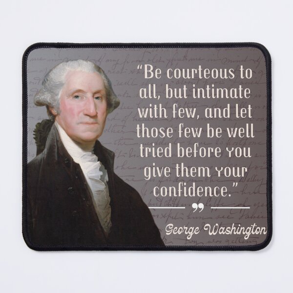 Item preview, George Washington Friendships Quote Design  designed and sold by stella literarium.