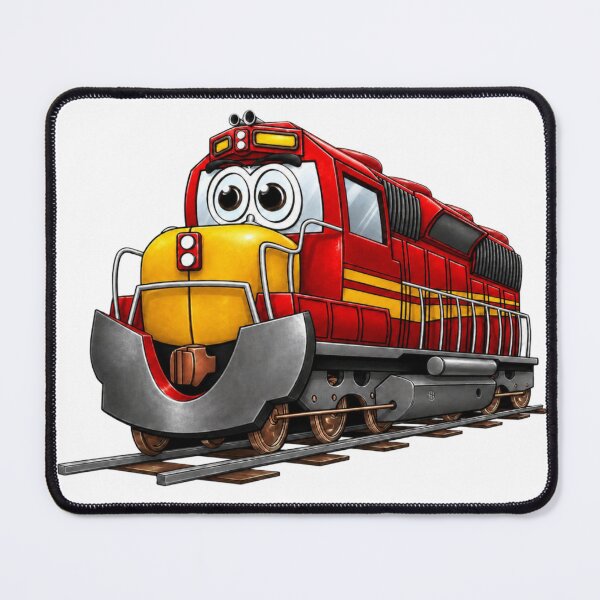 Item preview, Red Train Engine Cartoon designed and sold by Scott Hayes.