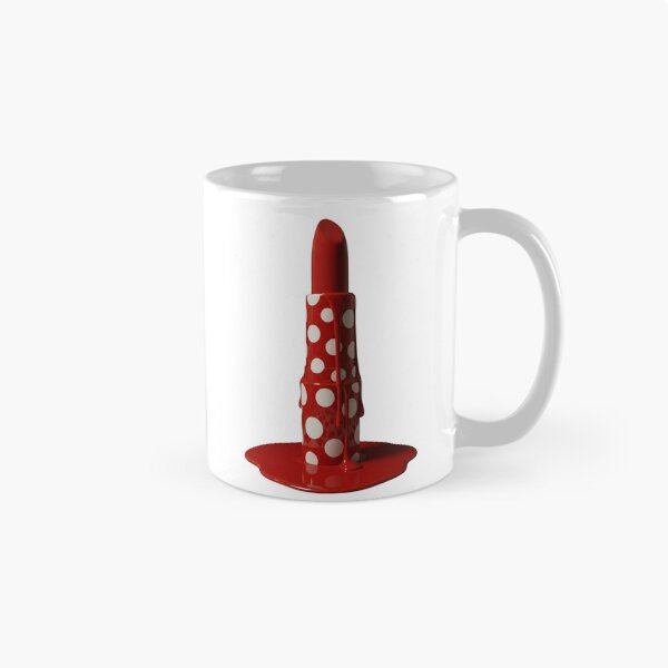 Item preview, Melting Polka Dot Lipstick Red Beauty Modern Art designed and sold by YourColorsWall.
