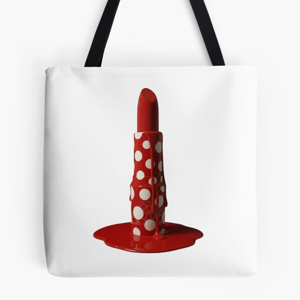 Item preview, Melting Polka Dot Lipstick Red Beauty Modern Art designed and sold by YourColorsWall.
