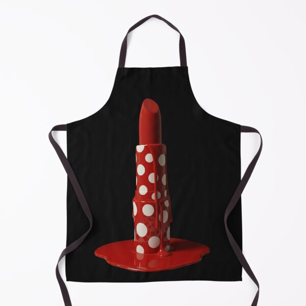 Item preview, Melting Polka Dot Lipstick Red Beauty Modern Art designed and sold by YourColorsWall.