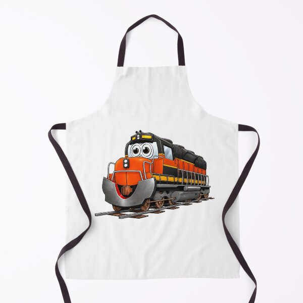 Item preview, Orange Train Engine Cartoon designed and sold by Scott Hayes.