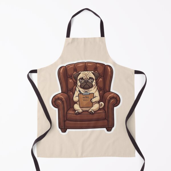 Item preview, Pug Notes – Funny Pug Lover Design designed and sold by Safe Haven Pets.