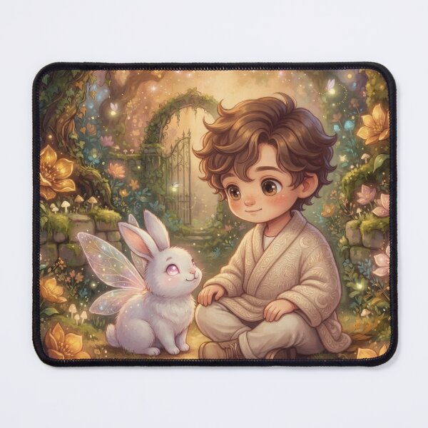 Item preview, Enchanted Haven Secret Garden Fairy Bunny designed and sold by Azurart2.