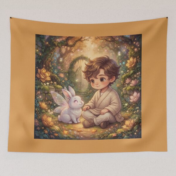 Item preview, Enchanted Haven Secret Garden Fairy Bunny designed and sold by Azurart2.