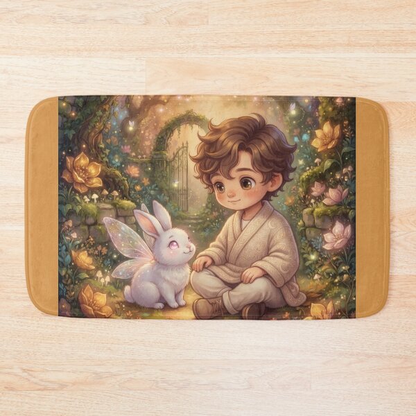 Item preview, Enchanted Haven Secret Garden Fairy Bunny designed and sold by Azurart2.